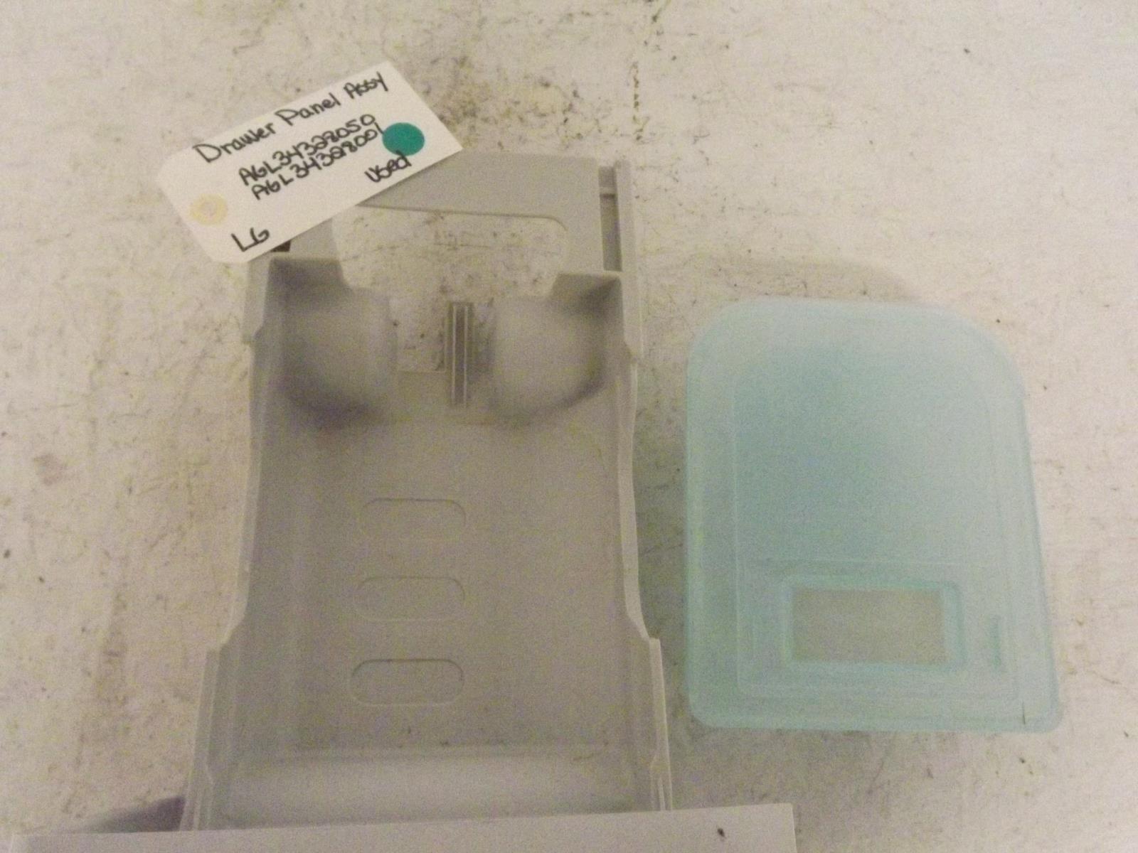 LG Dryer AGL34328050 AGL34328001 Drawer Panel Assy Used LG Dryer AGL34328050 AGL34328001 Drawer Panel Assy Used